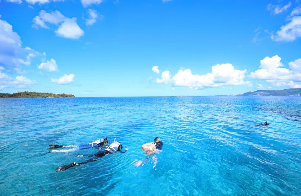 Kerama Islands water and coral, snorkeling tour destination